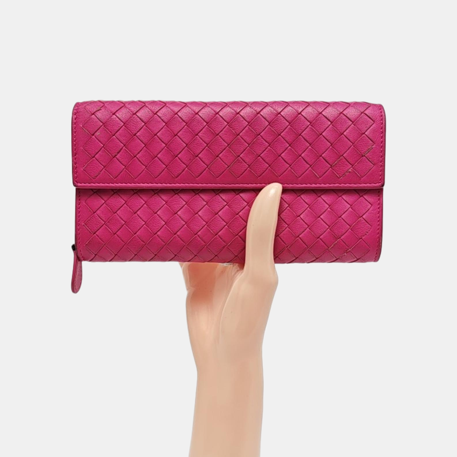 Lambskin Wallet Red