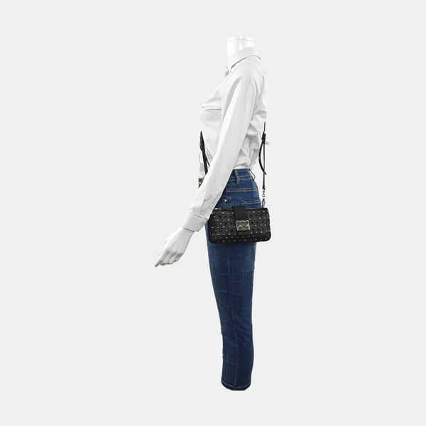 Calfskin Crossbody Bag Black