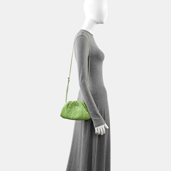 The Pouch Mini Lambskin Green