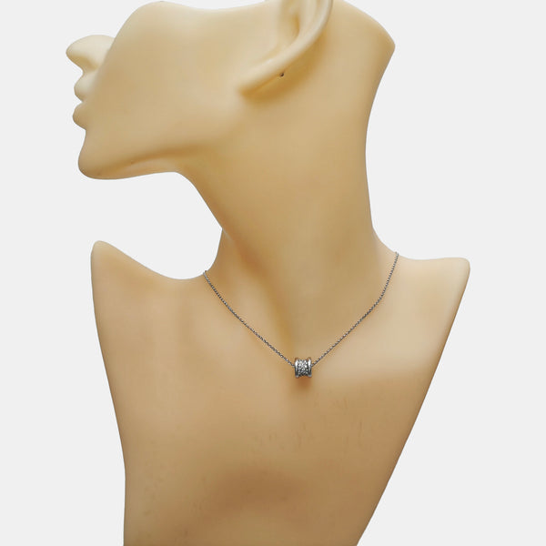 Collar B.ZERO1 de oro blanco de 18k