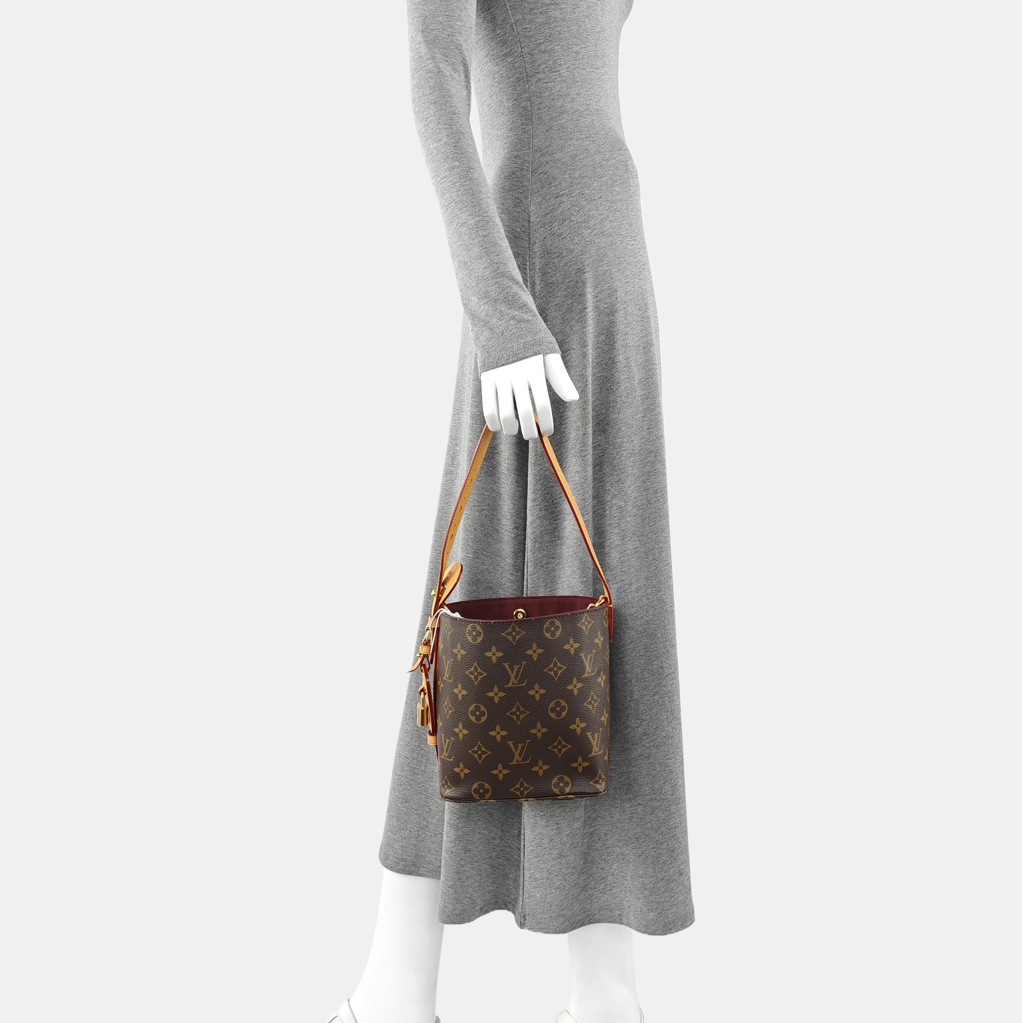 ALL IN Monogram Coated Canvas Brown