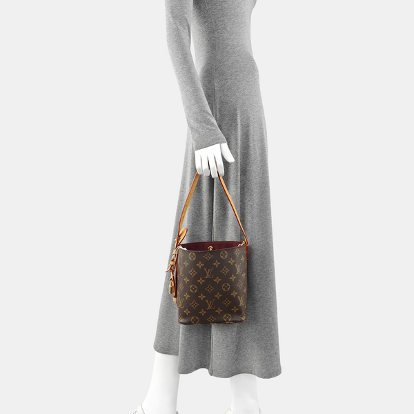ALL IN Monogram Coated Canvas Brown