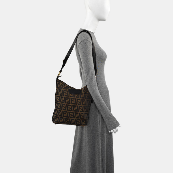 Canvas Shoulder Bag Brown