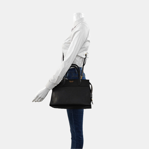 Esplanade Saffiano Calfskin Black