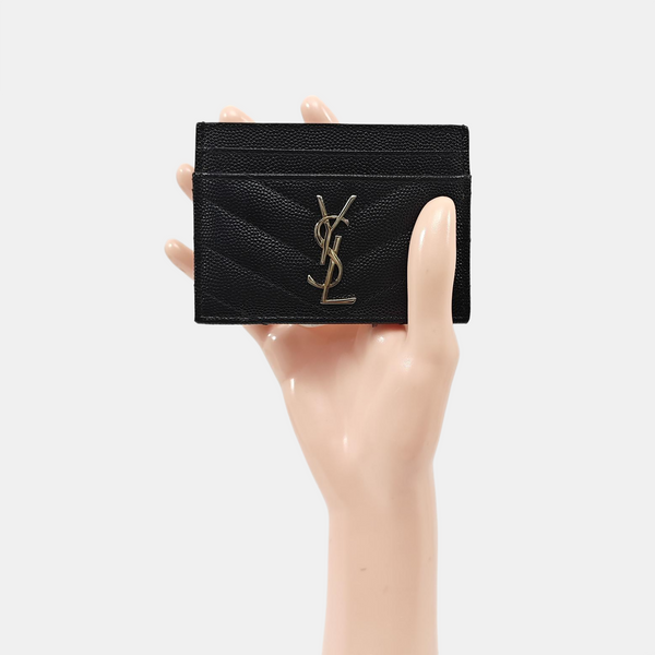 MONOGRAM Quilted Calfskin Black Wallet