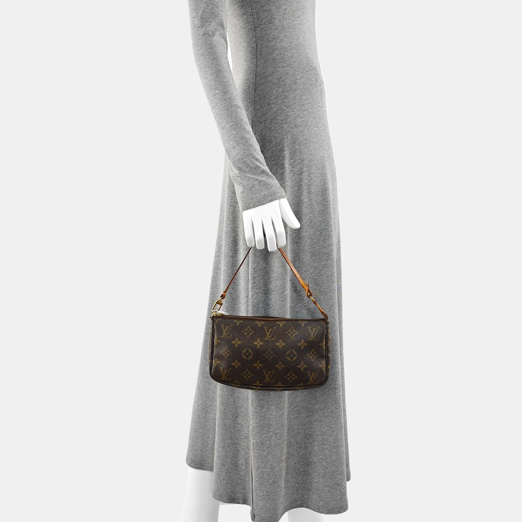 ACCESSOIRES Monogram Coated Canvas Brown