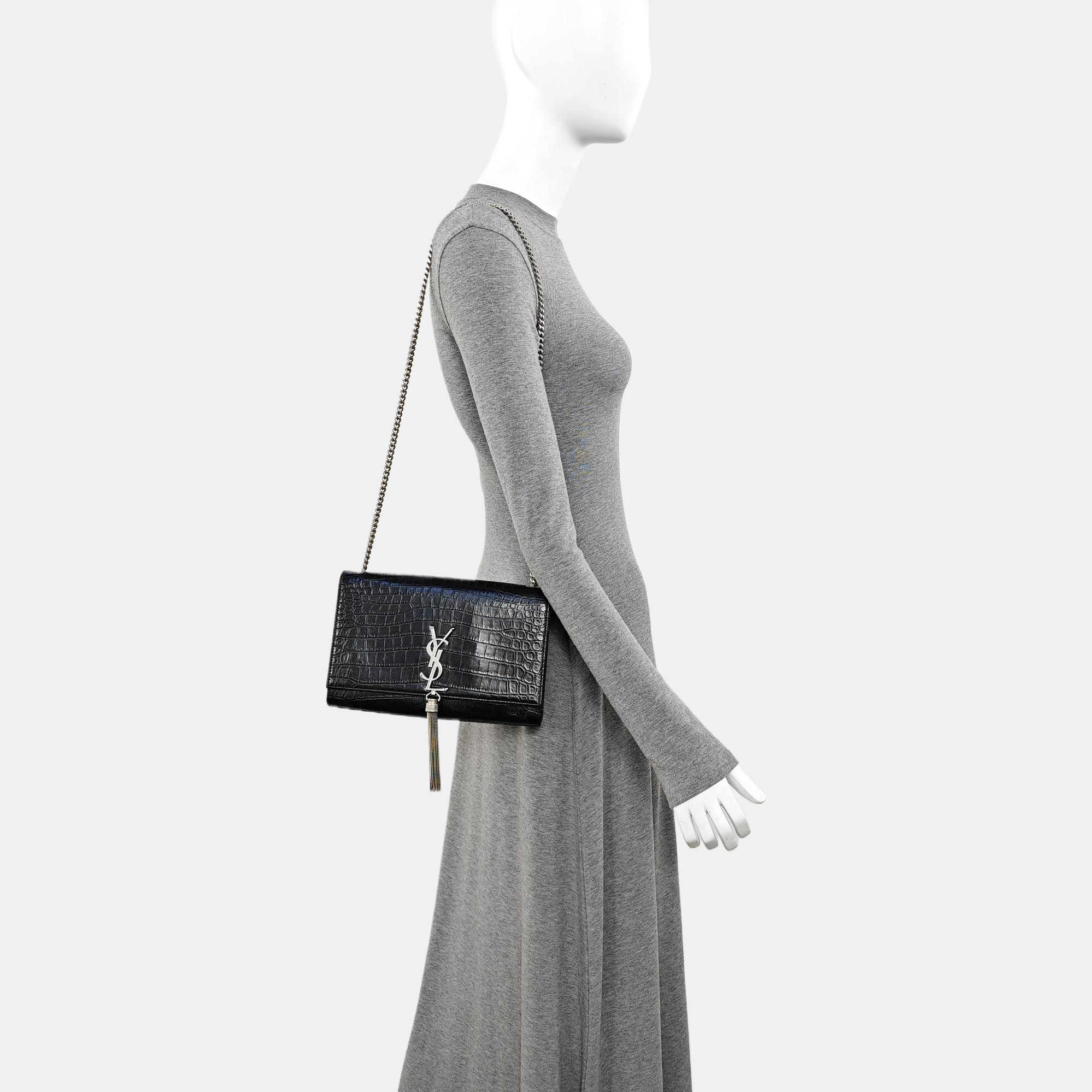 KATE Medium Calfskin Black