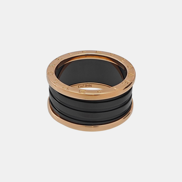 B.ZERO1 18k Rose Gold Ring EU 62