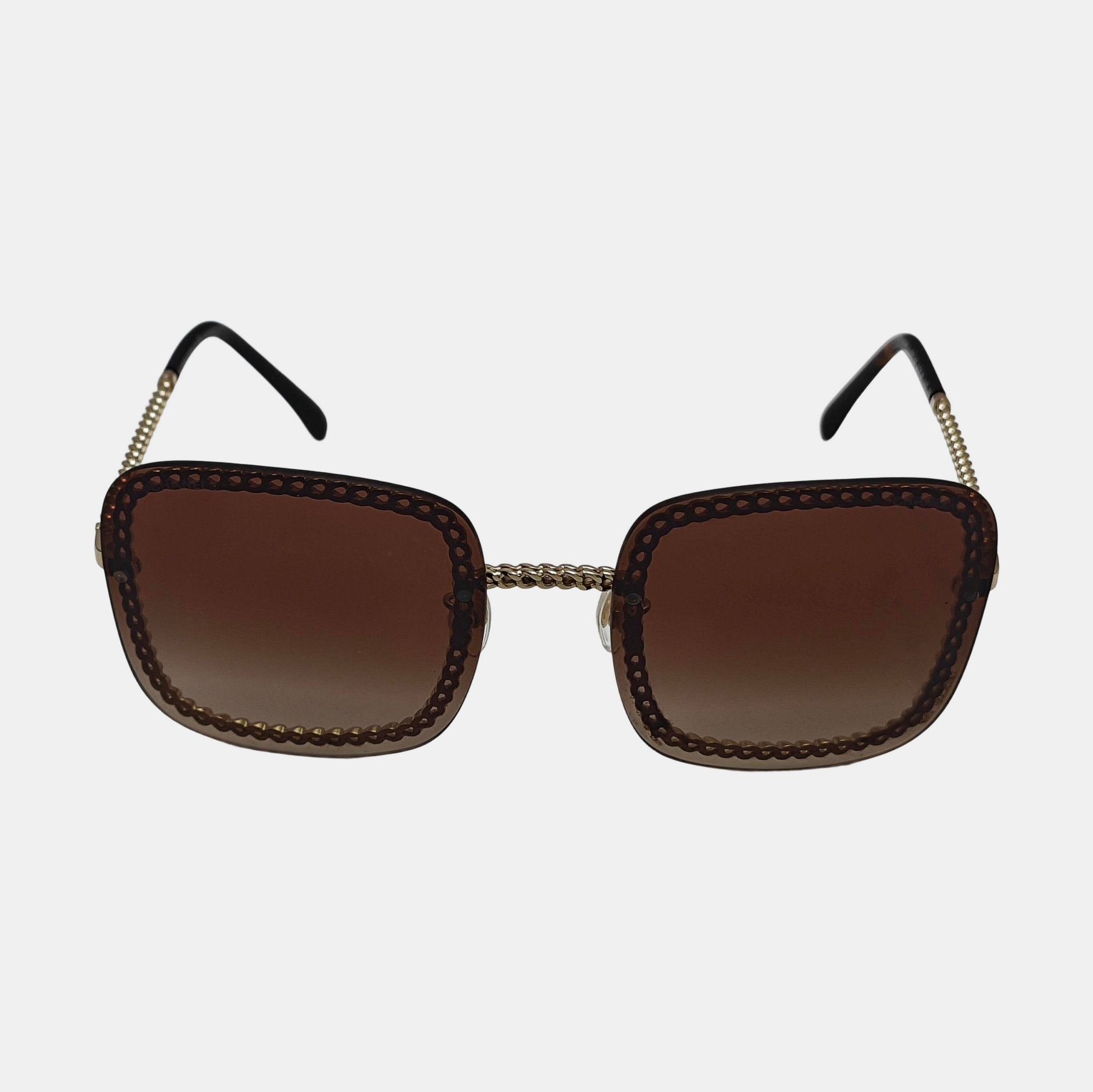 Metal Sunglasses Brown