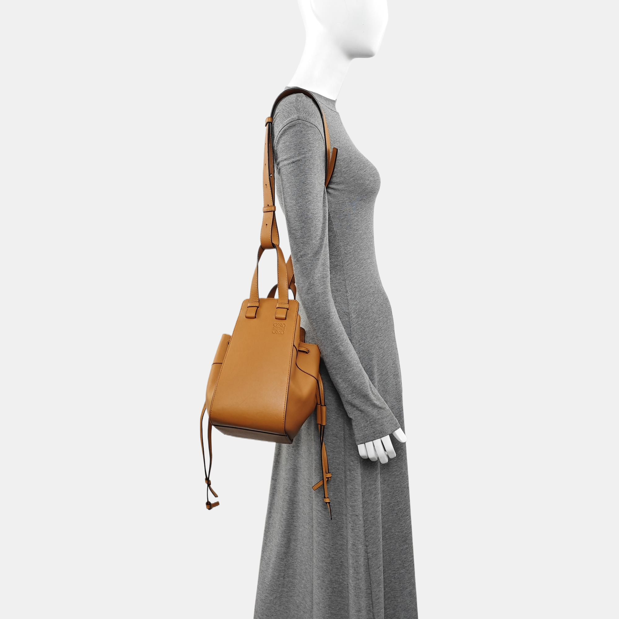Hammock Small Calfskin Brown