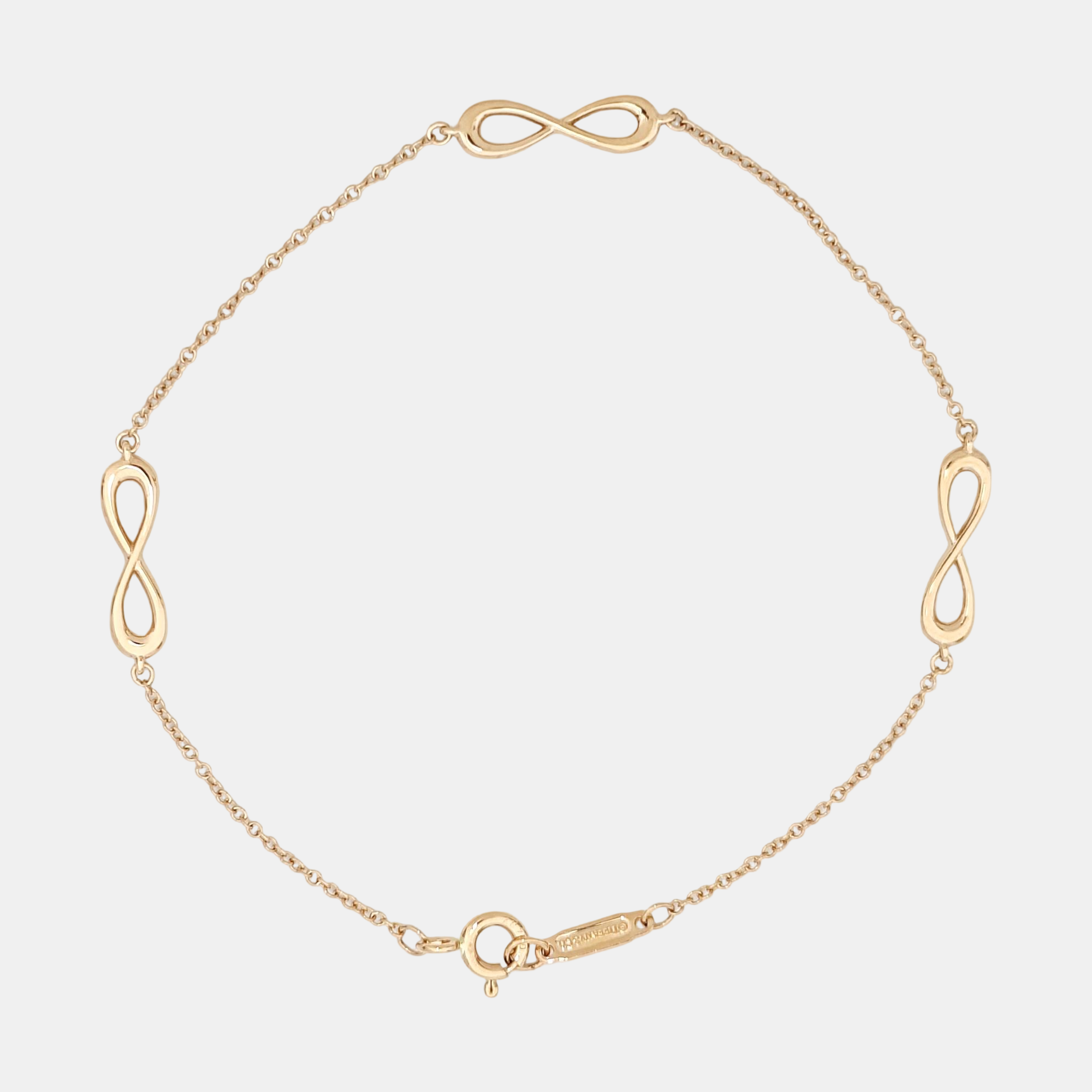 Tiffany Infinity 18k Rose Gold Bracelet