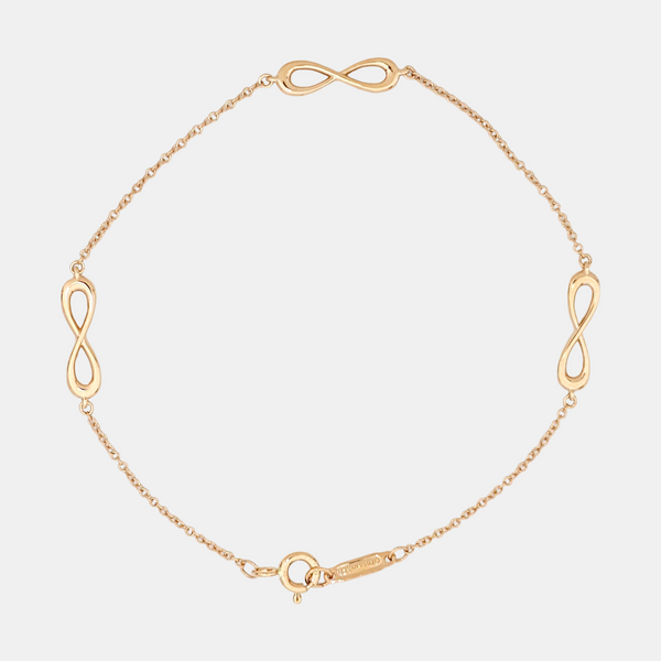 Tiffany Infinity 18k Rose Gold Bracelet