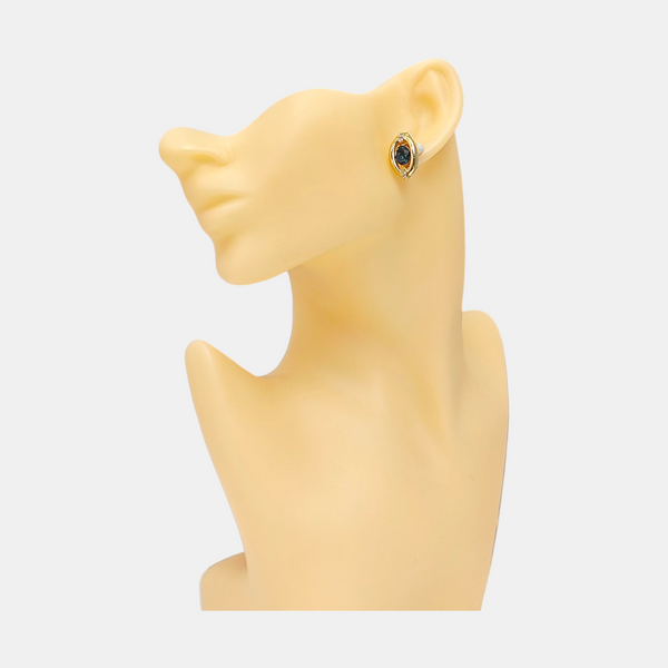 Metal Gold Clip On Earrings