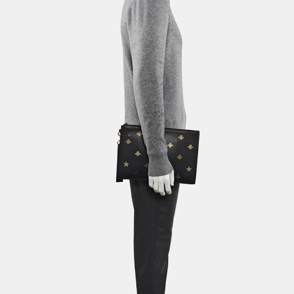 Calfskin Clutch Black