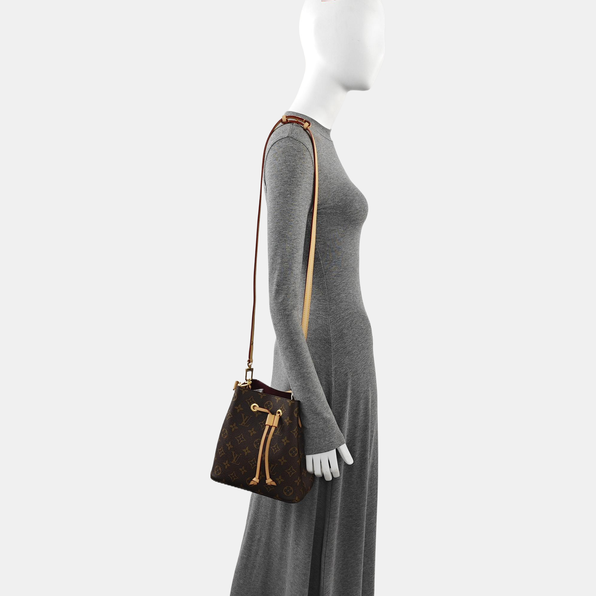 NÉONOÉ BB Monogram Coated Canvas Brown