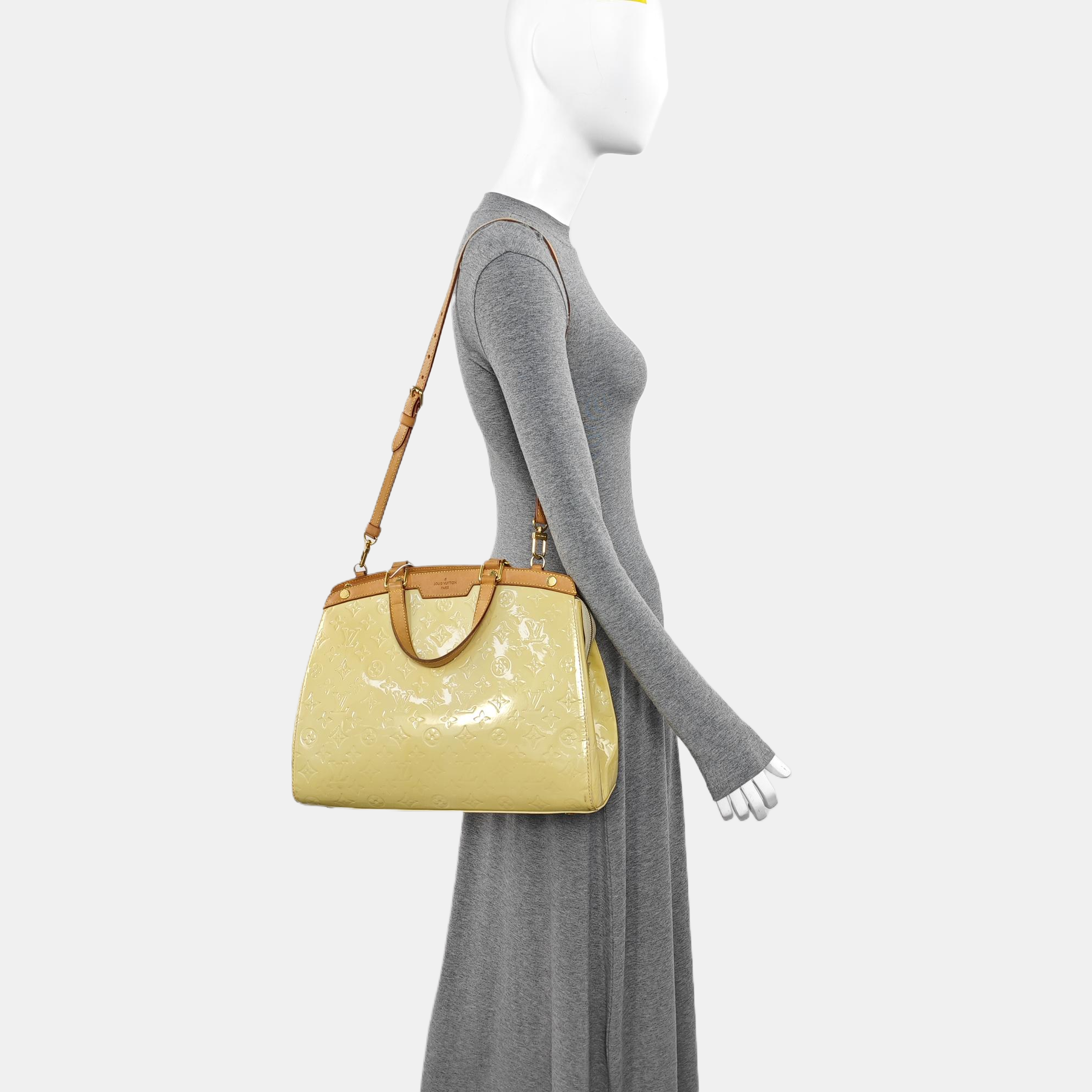 BREA Monogram Patent Leather Yellow