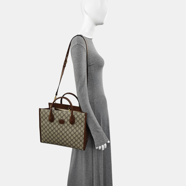 Retro Small Monogram Coated Canvas Brown