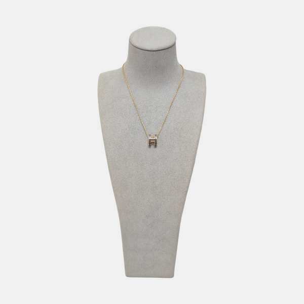 Pop H Metal Rose Gold Necklace