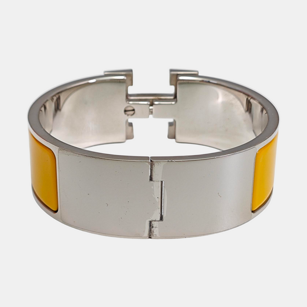 Clic Clac H Metal Silver Bangle