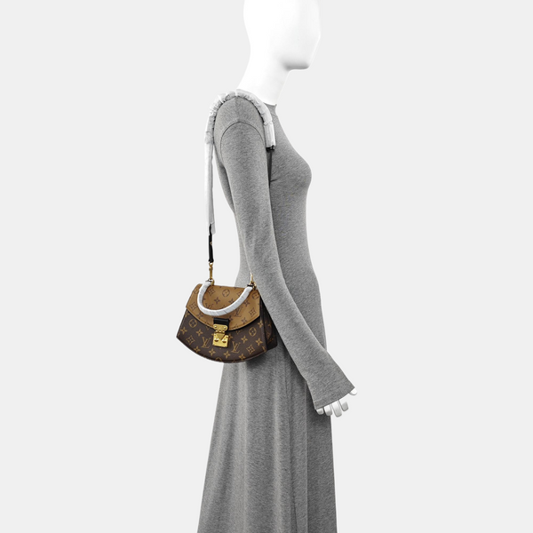 Monogram Coated Canvas Shoulder Bag Super Mini Brown