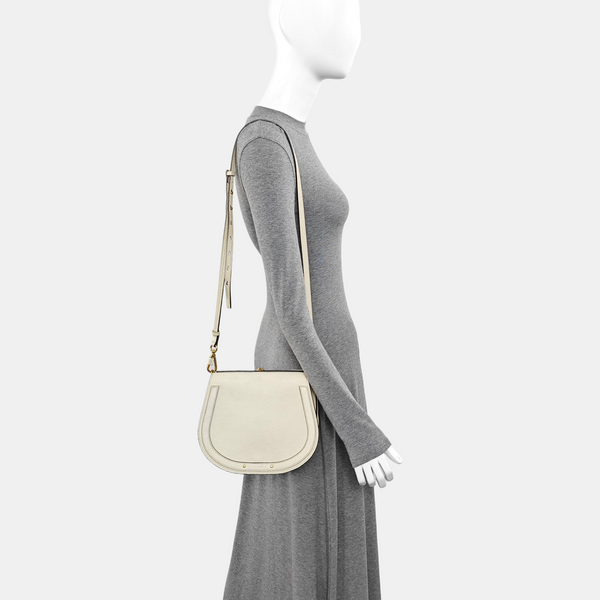 Nile Medium Calfskin White