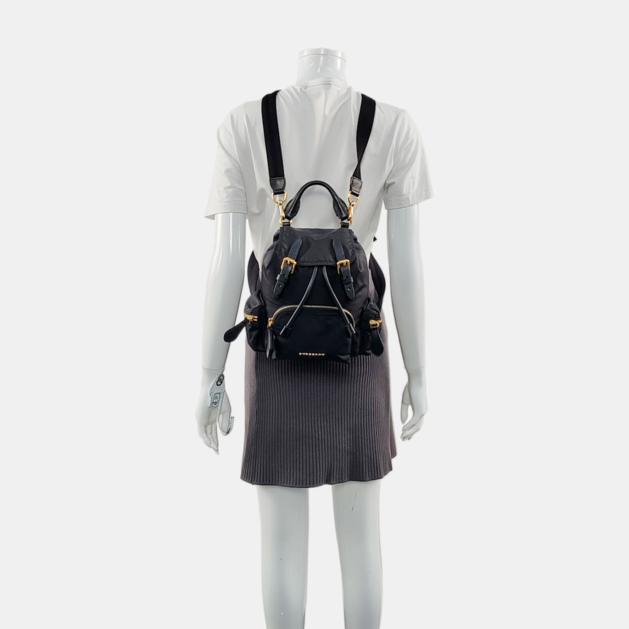 The Rucksack Nylon Black