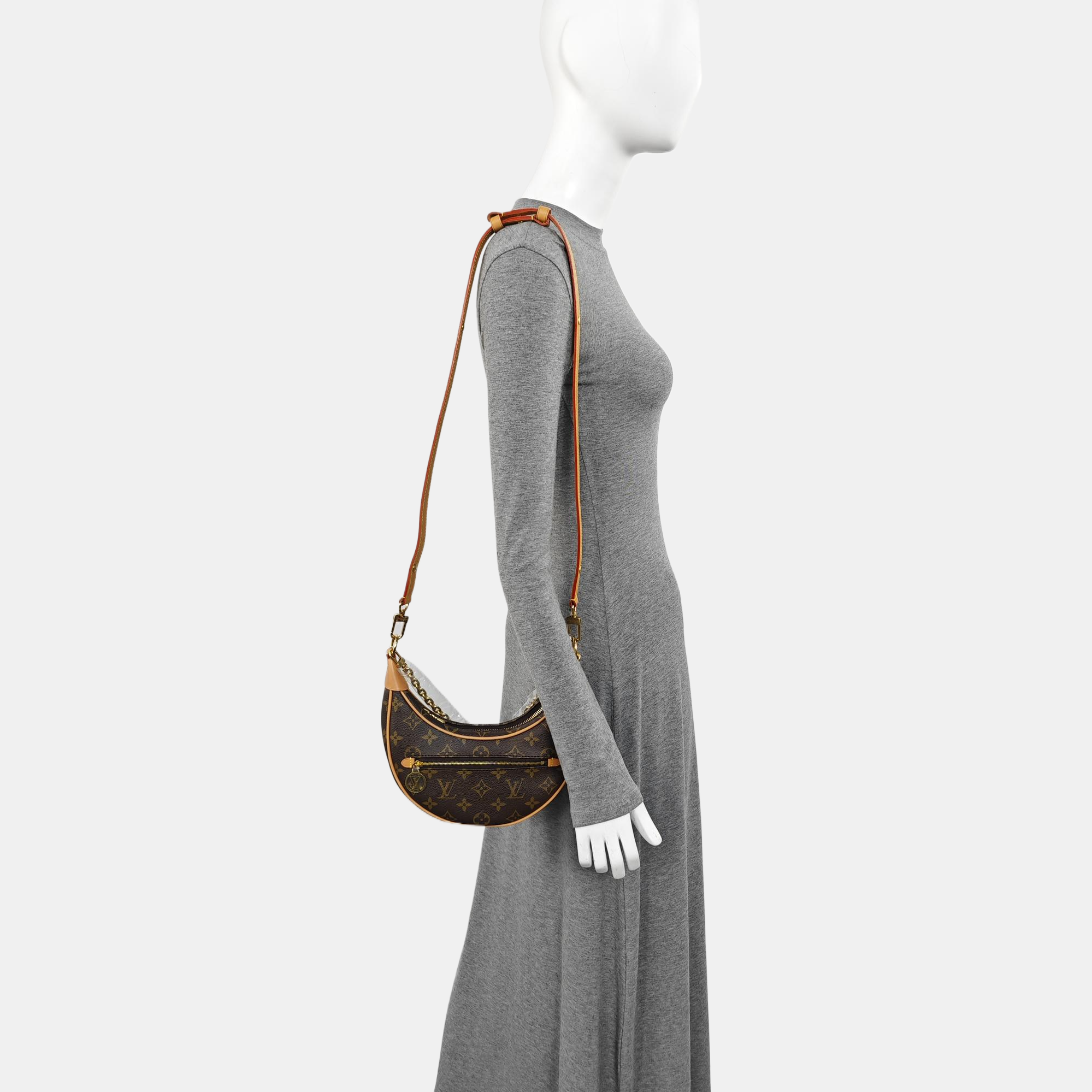 LOOP Monogram Coated Canvas Brown