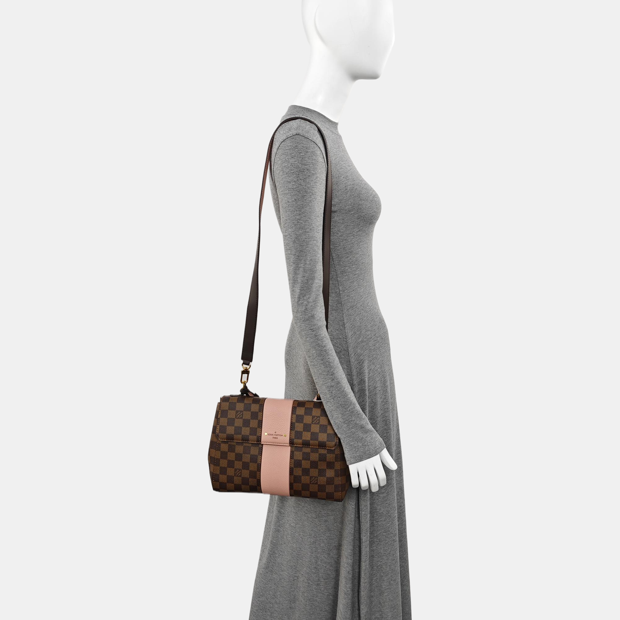 BOND STREET Damier Ebene Coated Canvas Brown