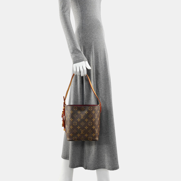 ALL IN Monogram Coated Canvas Brown