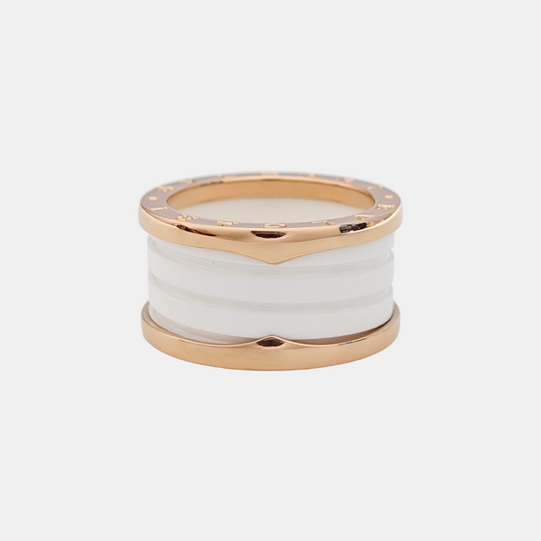 B.ZERO1 18k Rose Gold Ring EU 56