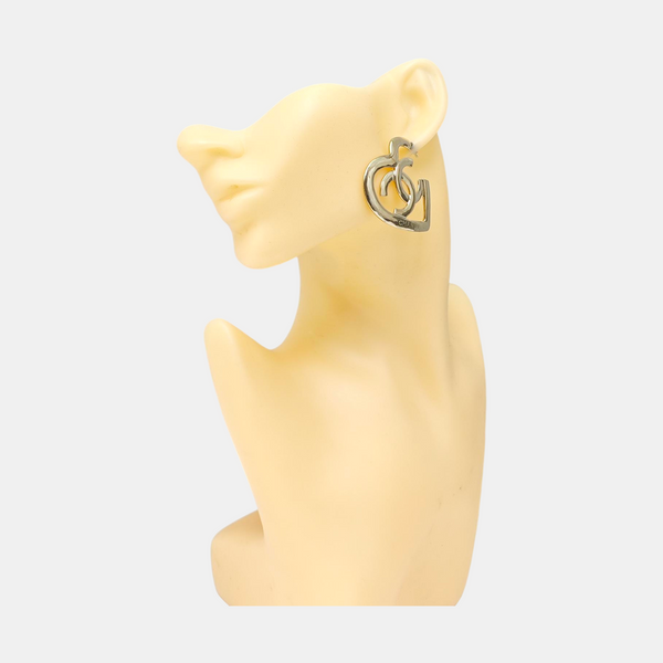 Metal Gold Stud Earrings