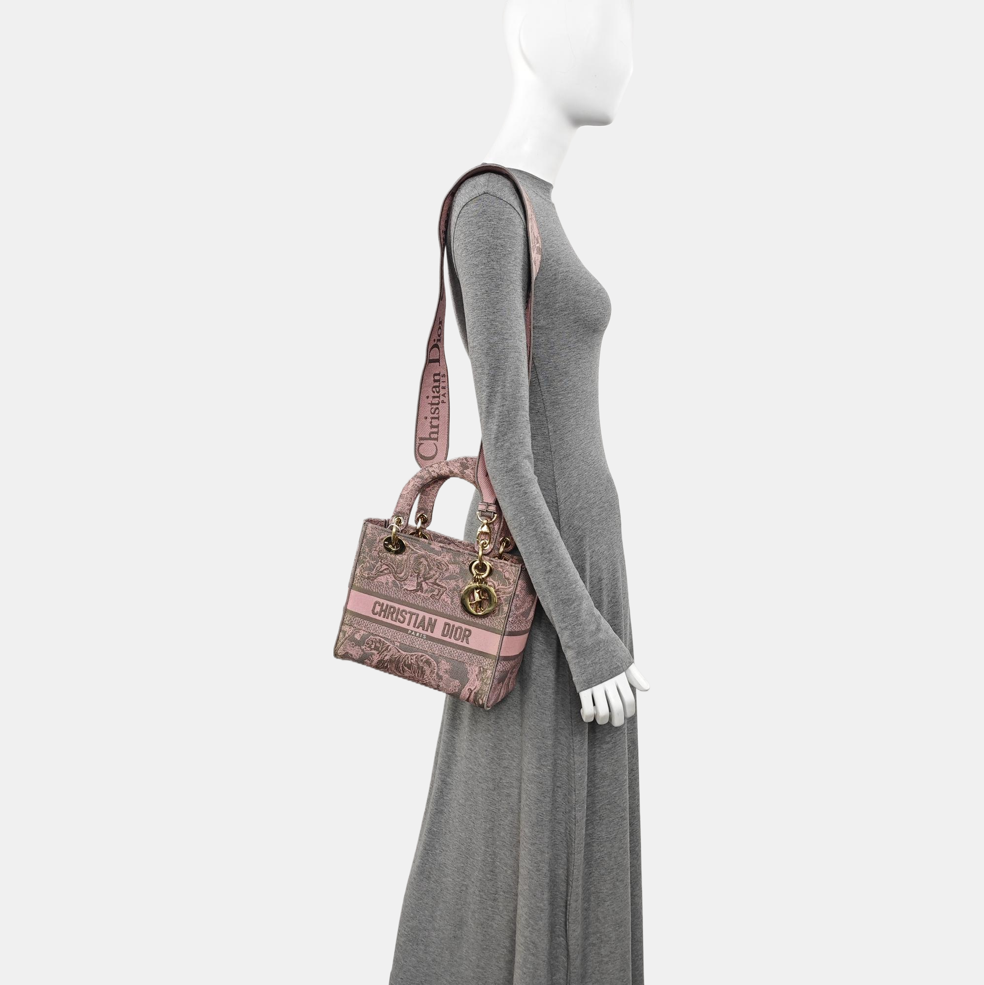 Lady D-Lite Medium Fabric Pink