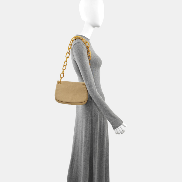 Canvas Shoulder Bag Beige