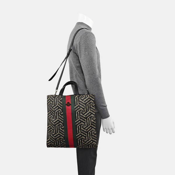 Monogram Coated Canvas Tote Bag Multicolor