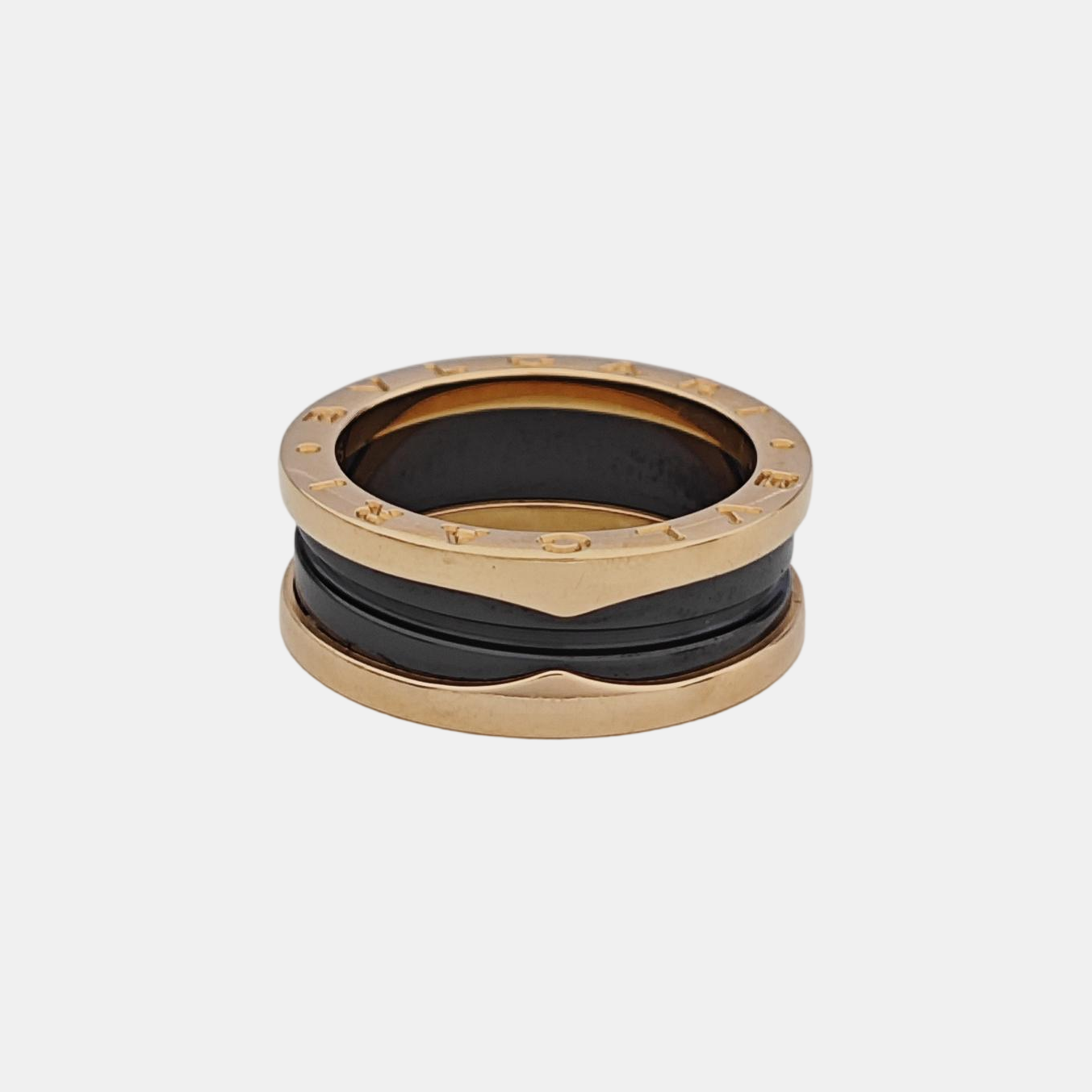 B.ZERO1 18k Rose Gold Ring EU 56