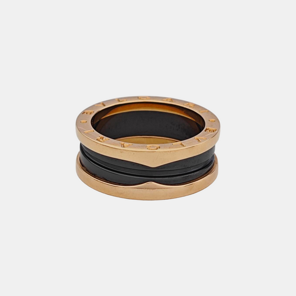 B.ZERO1 18k Rose Gold Ring EU 56