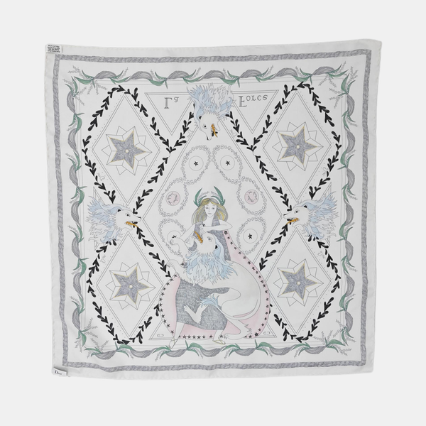 Mulberry Silk Silk Scarf White