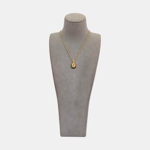 Petit CD Metal Gold Necklace