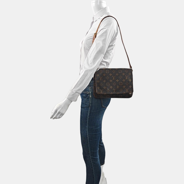 MUSETTE TANGO Monogram Coated Canvas Brown