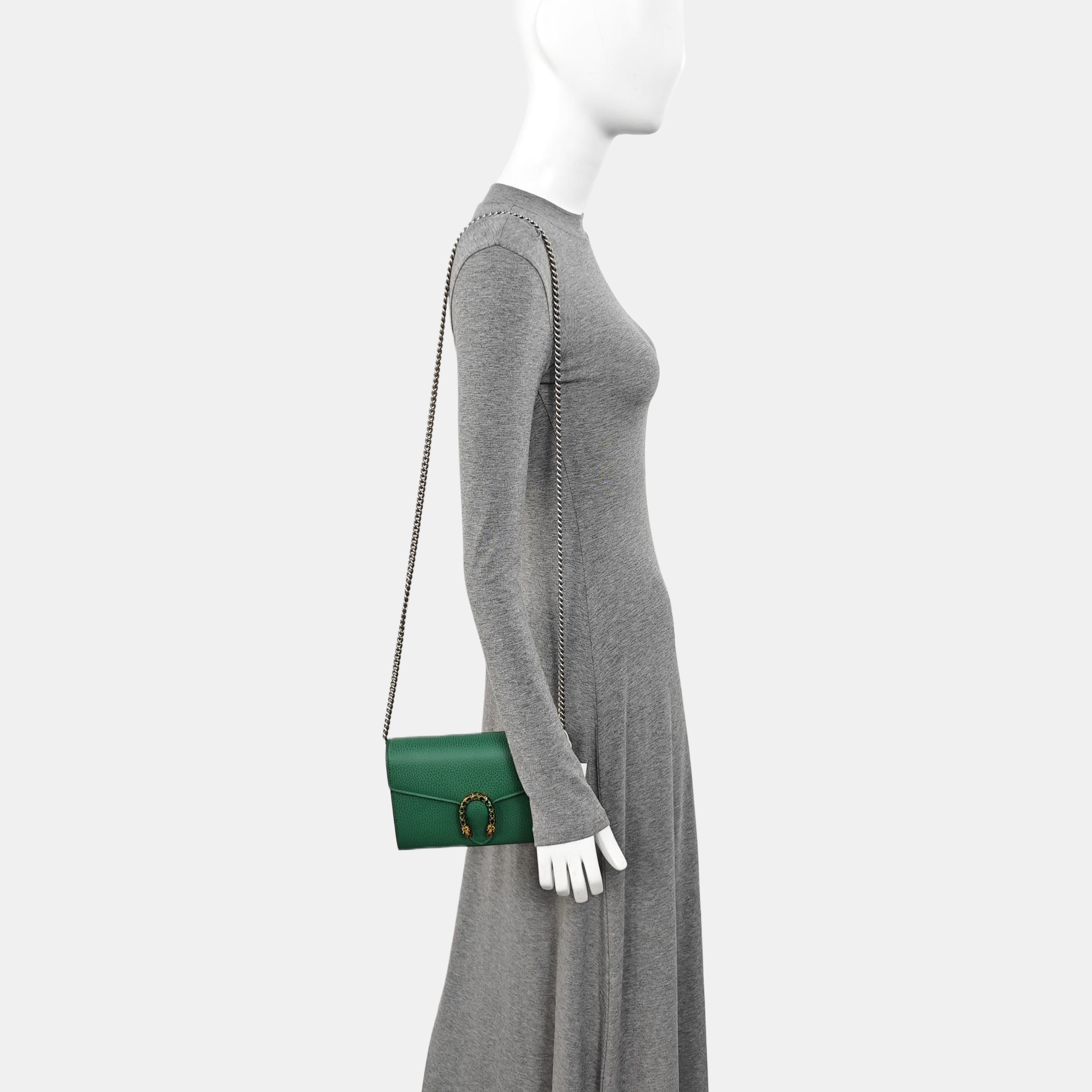 Dionysus Mini Calfskin Green