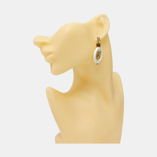 Metal Gold Stud Earrings