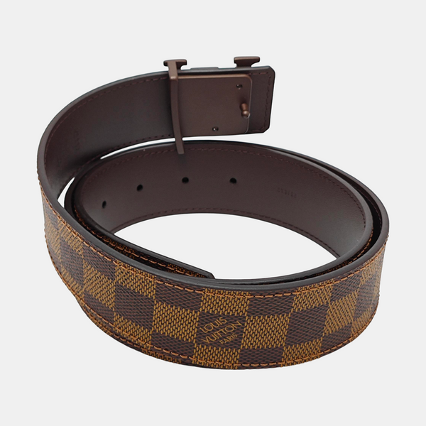 Coated Canvas Belt Brown