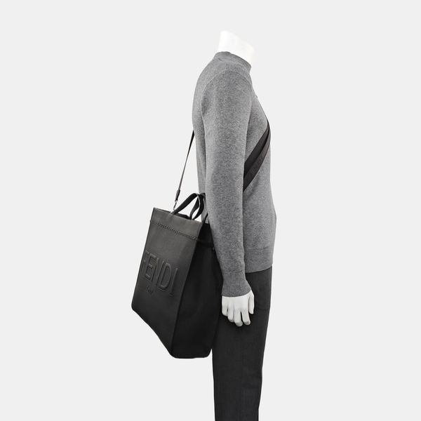Sunshine Medium Calfskin Black