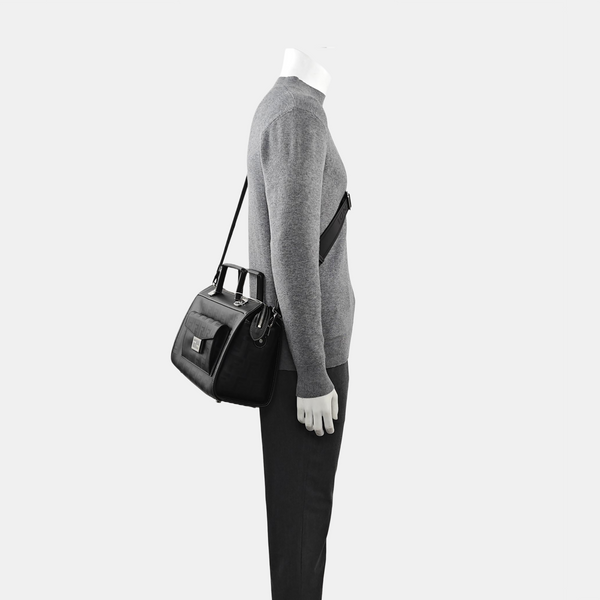 Calfskin Shoulder Bag Black