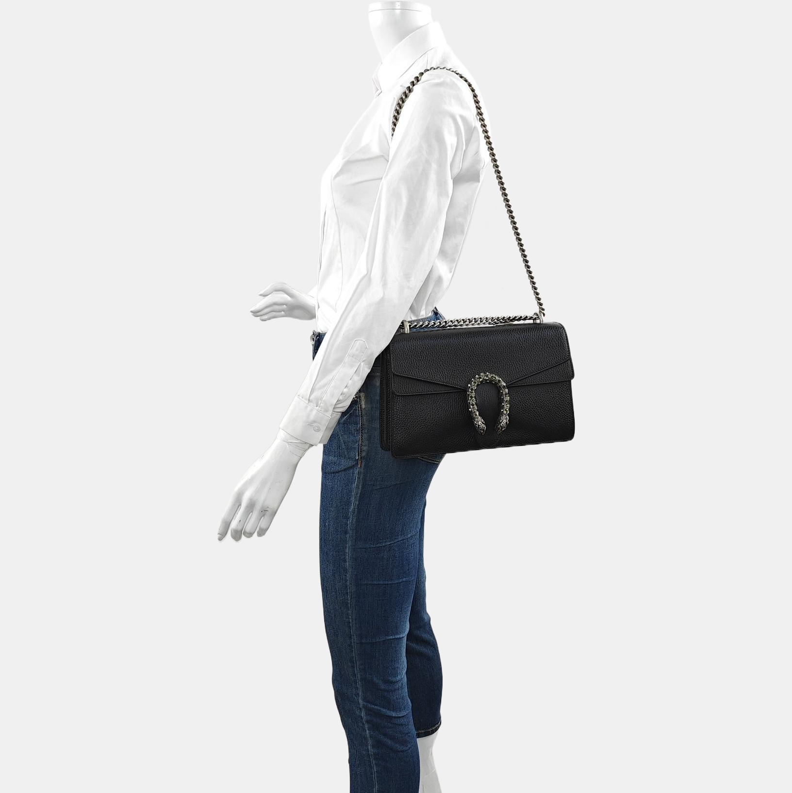 Dionysus Small Calfskin Black