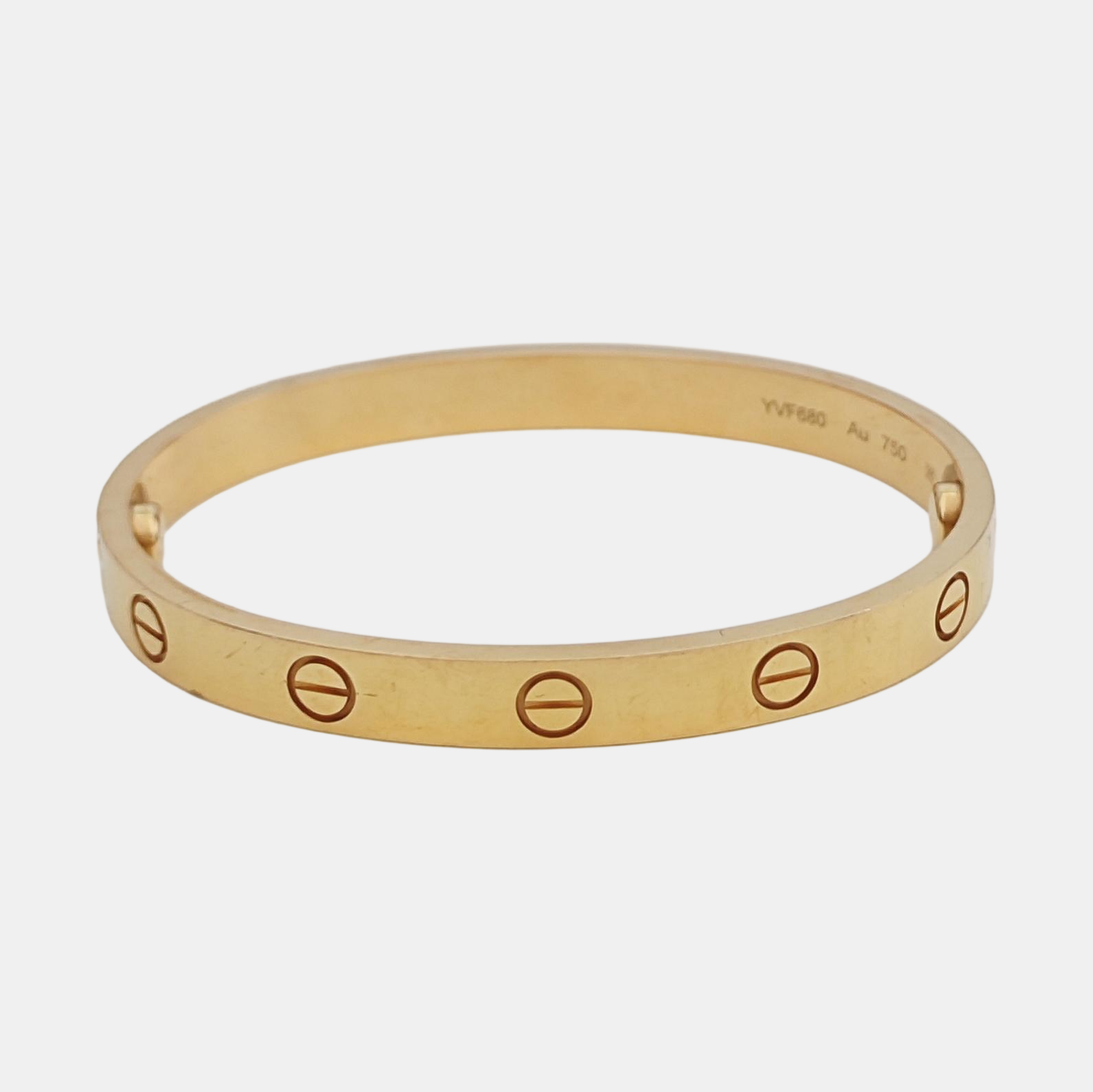 LOVE 18k Rose Gold Bangle