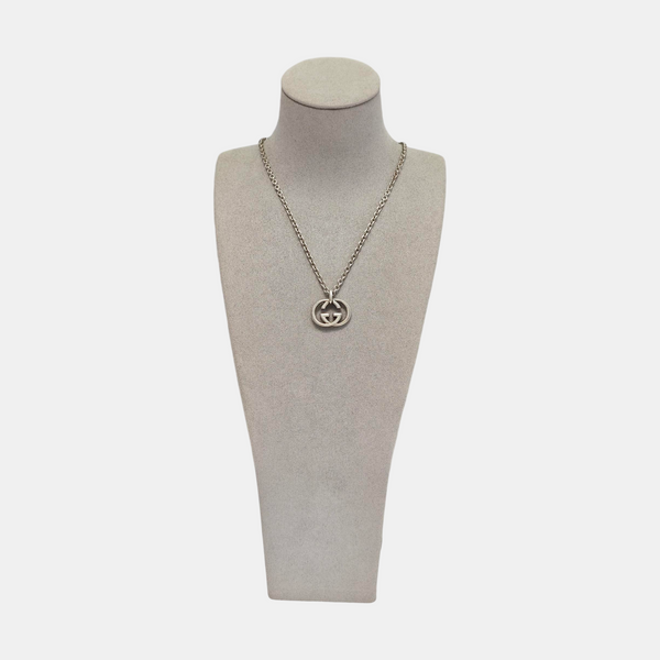 Interlocking G 925 Sterling Silver Necklace