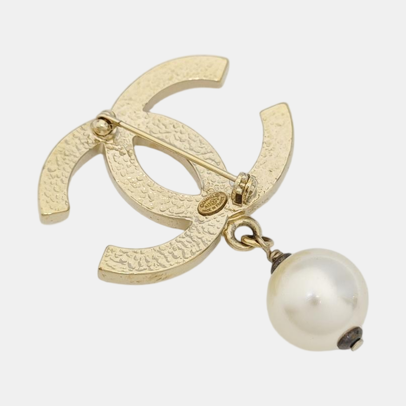 Metal Gold Brooch