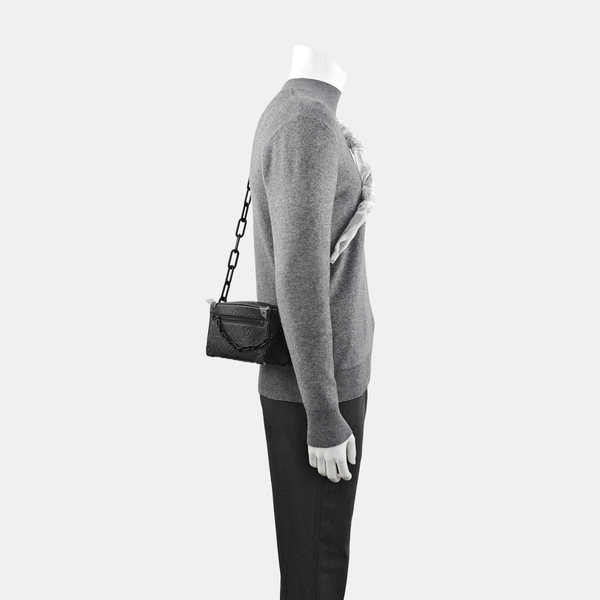 SOFT TRUNK Mini Monogram Calfskin Black