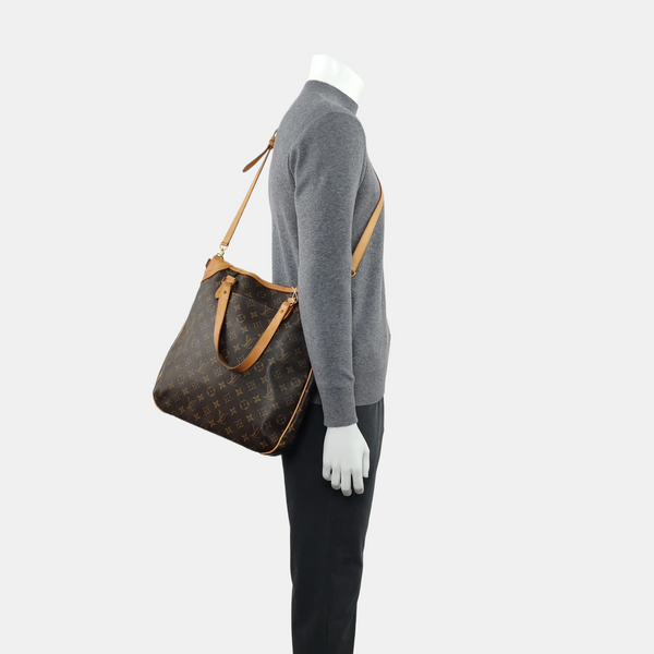 ODEON Monogram Coated Canvas Brown